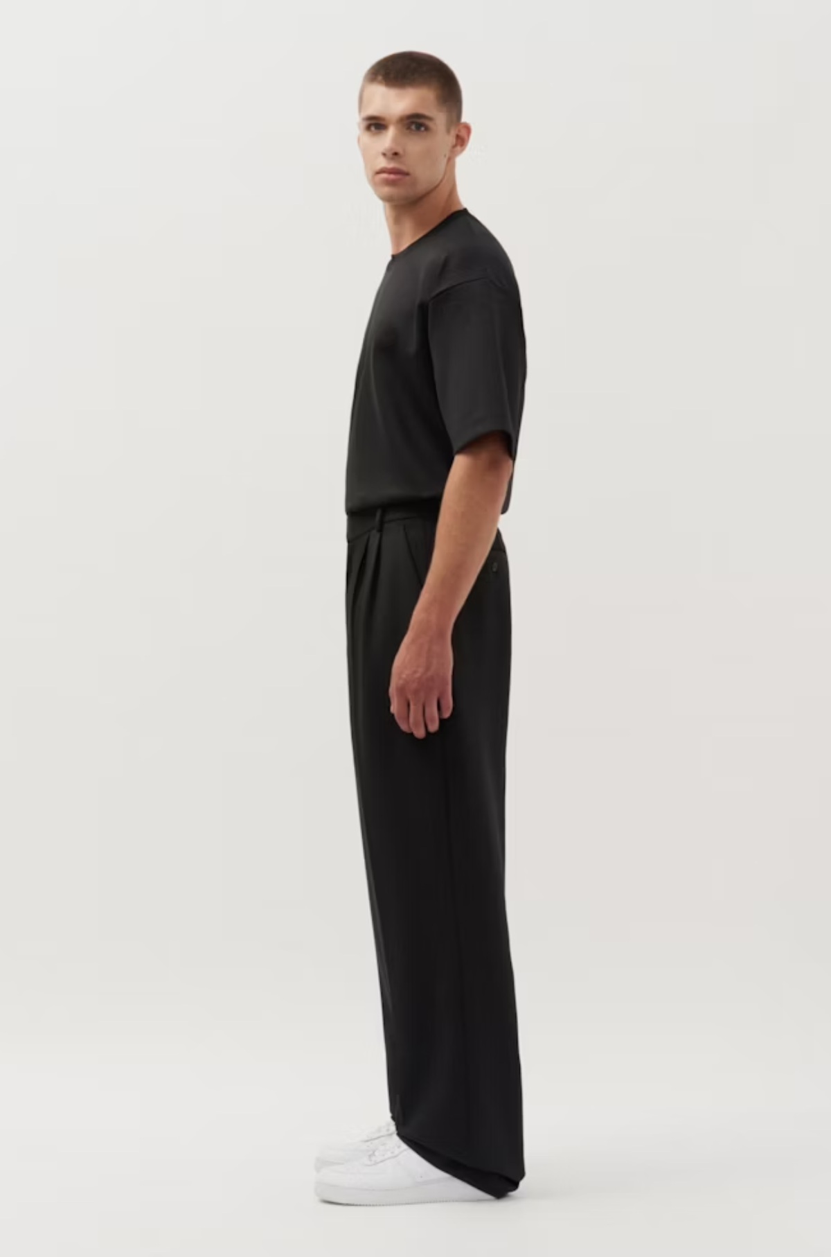 Studio Seidensticker - Gender Natural Wide Pant Black