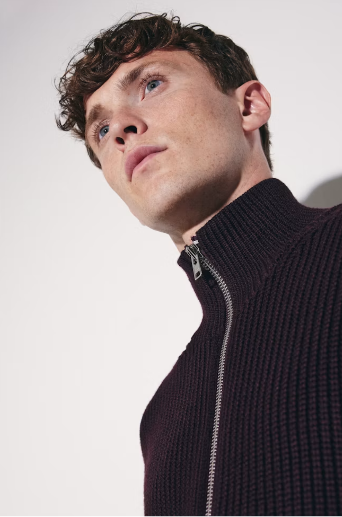 Studio Seidensticker - Merino Knit Zip Jacket Wine