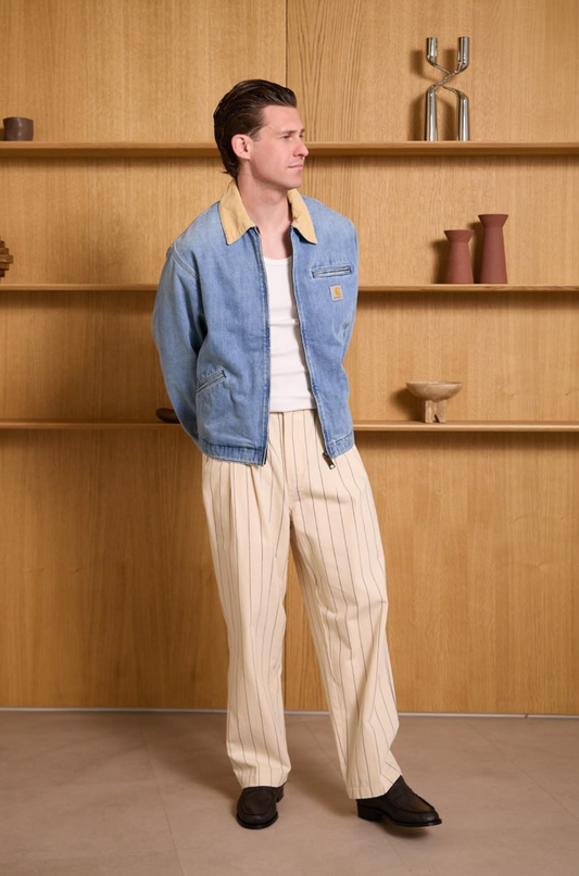 Obey - Foster Pleated Stripe Pant