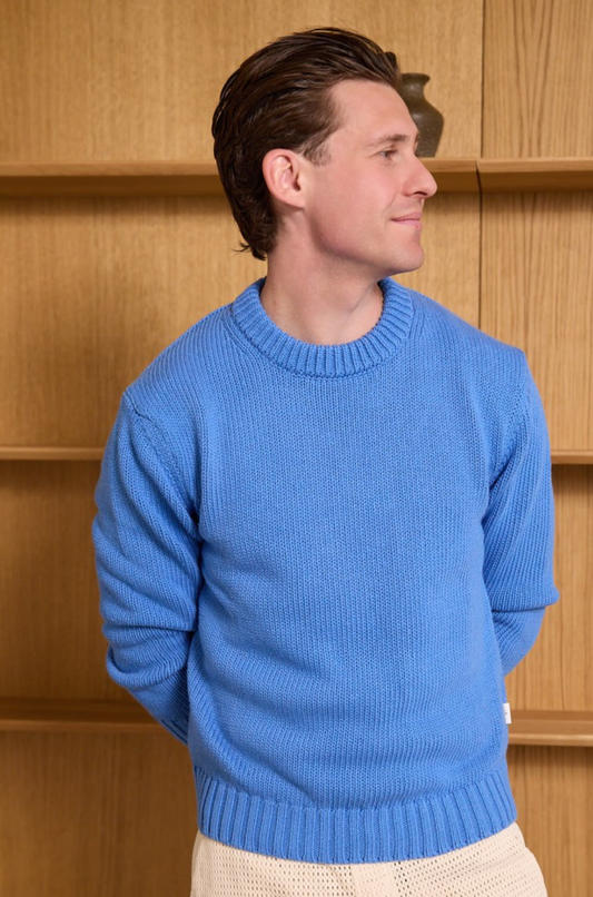 Lola - Knit Sweater Sky Blue