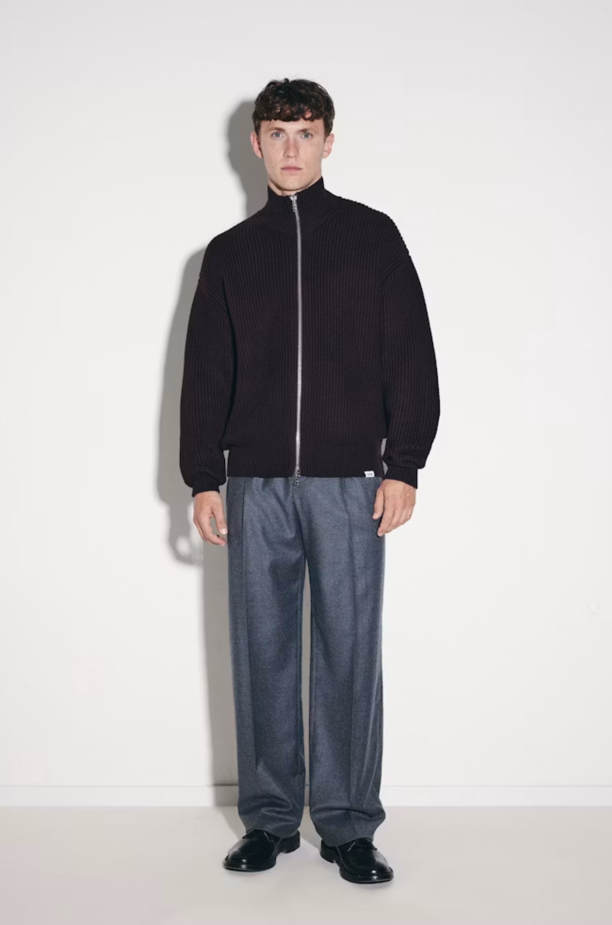 Studio Seidensticker - Merino Knit Zip Jacket Wine