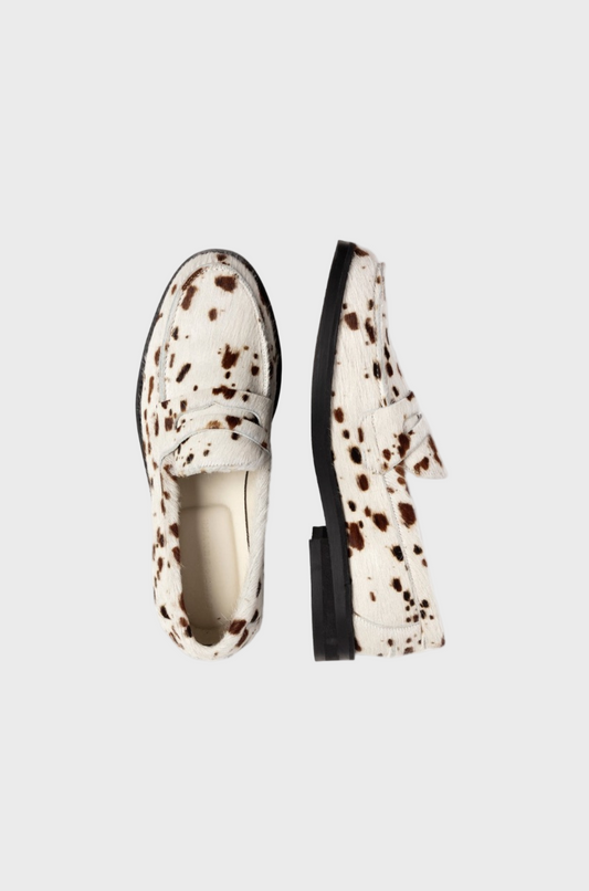 Duke & Dexter - Wilde Brown Cow Penny Loafer
