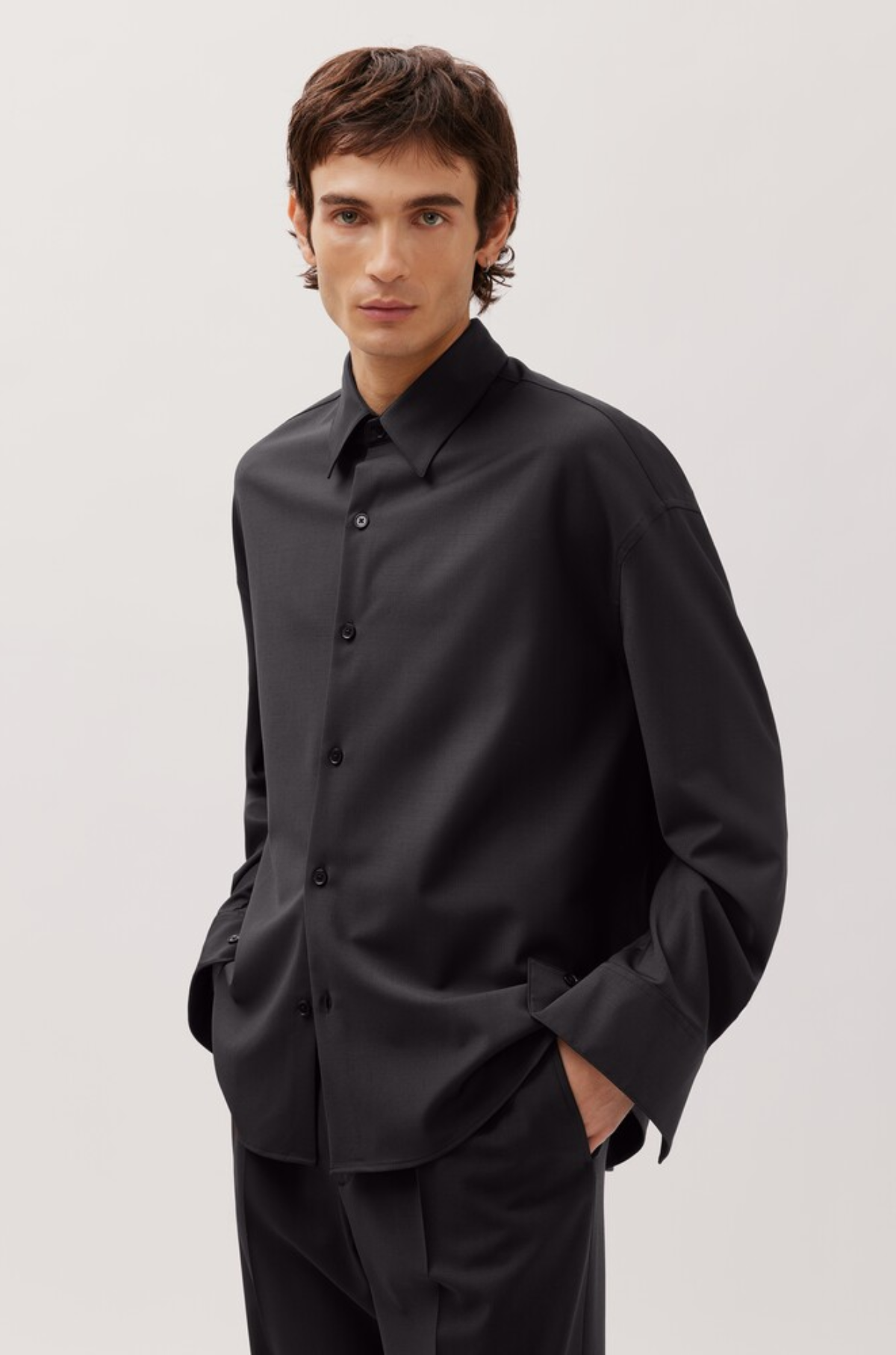 Studio Seidensticker - Cropped Wool Shirt