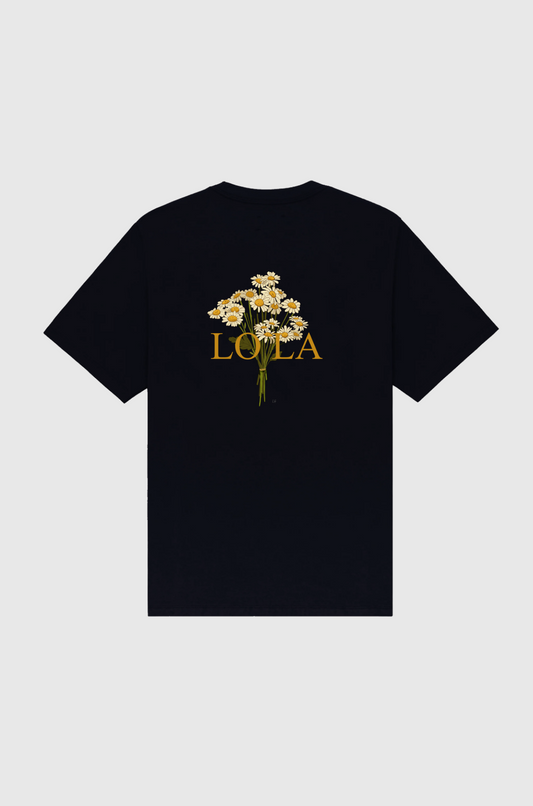 Lola - Made in France Tee Bouquet Black