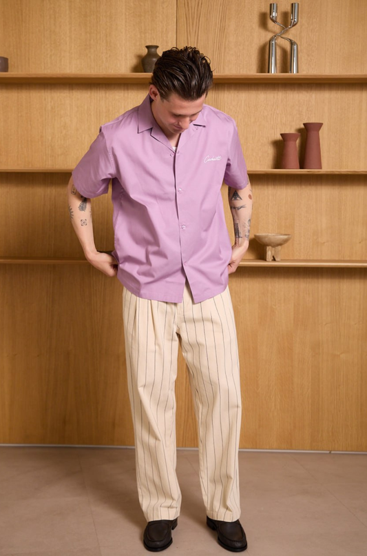 Carhartt WIP - Delray Shirt in Gentle Purple / White