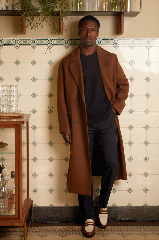 Amendi - Ruth Wool Coat - Brown