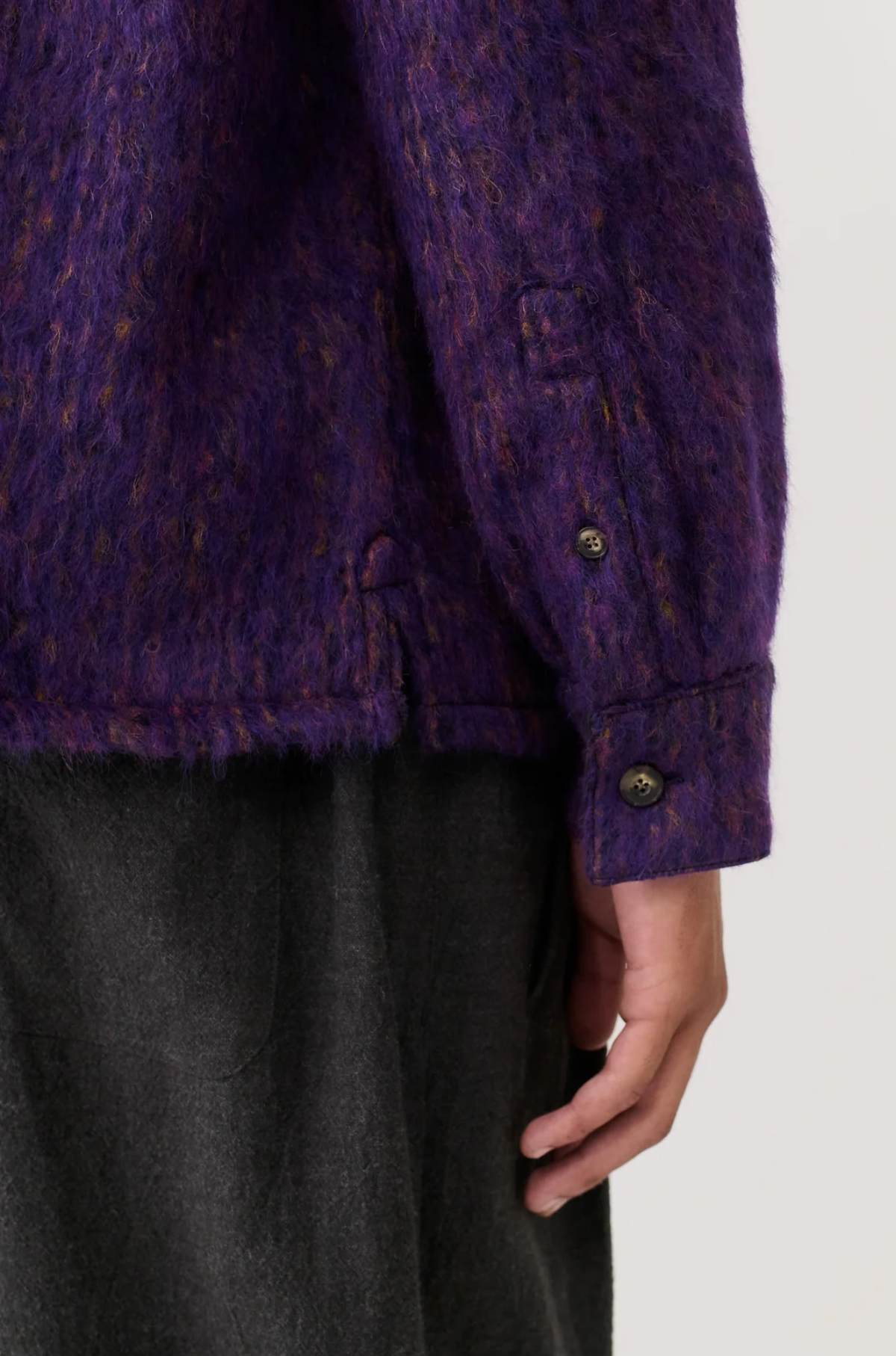 A Kind of Guise -  Cullu Overshirt Fuzzy Violet