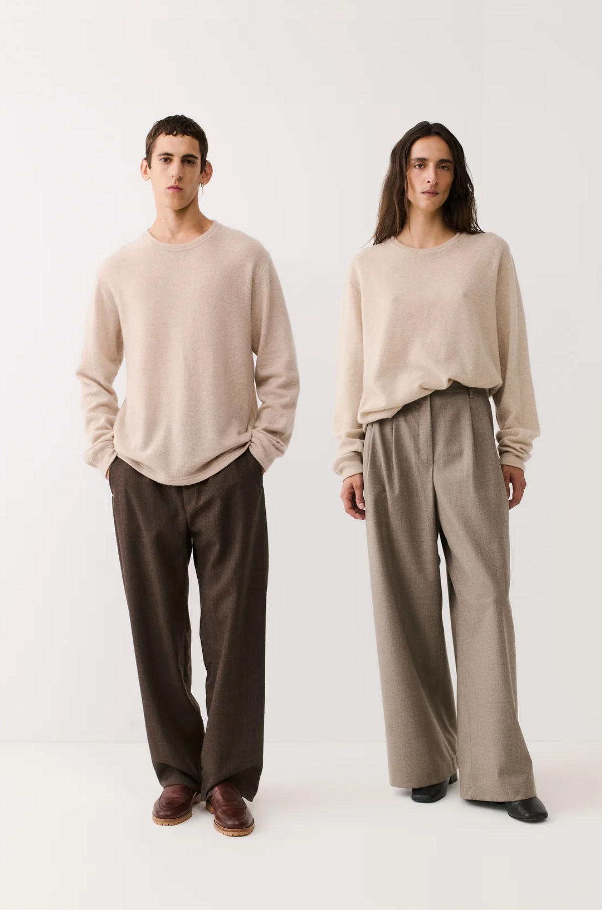 A Kind of Guise - Lurin Longsleeve Chalk Melange
