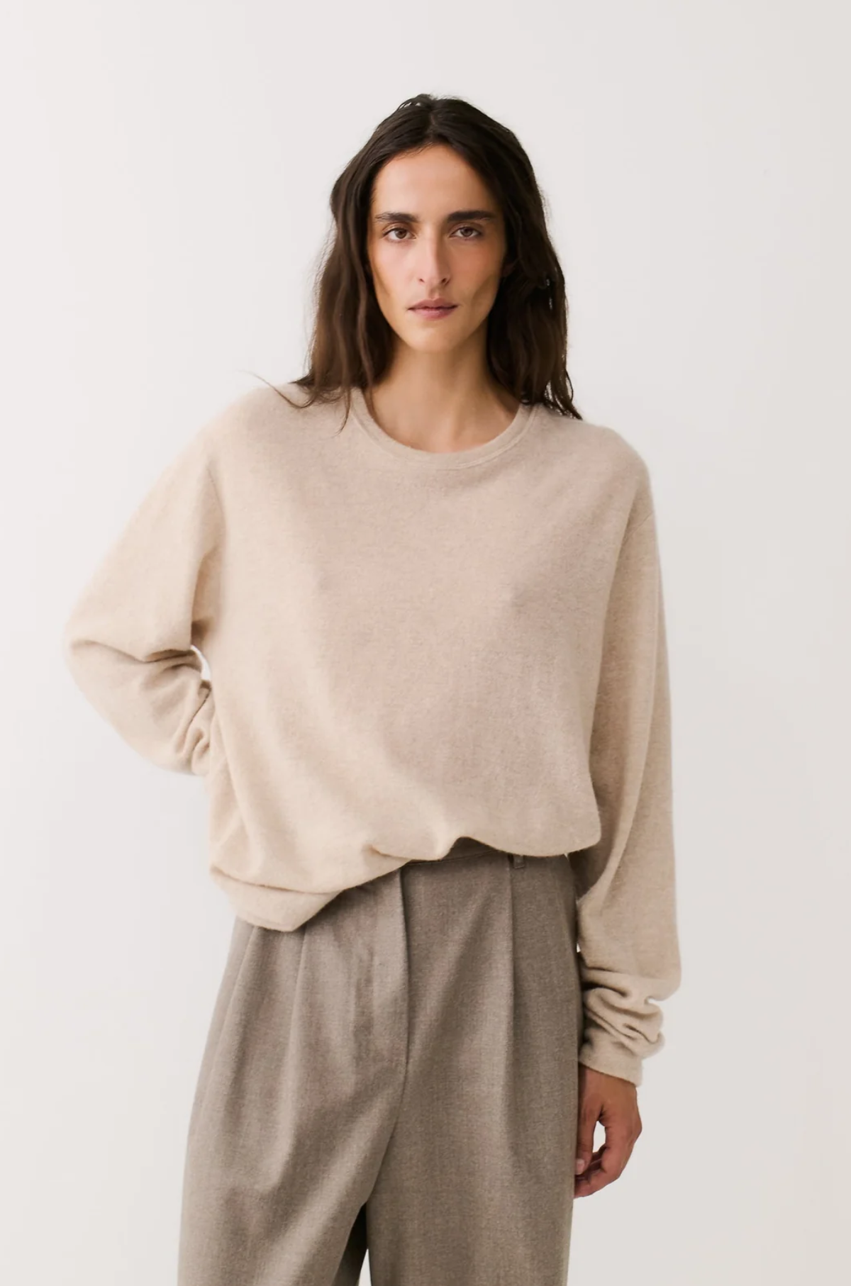 A Kind of Guise - Lurin Longsleeve Chalk Melange