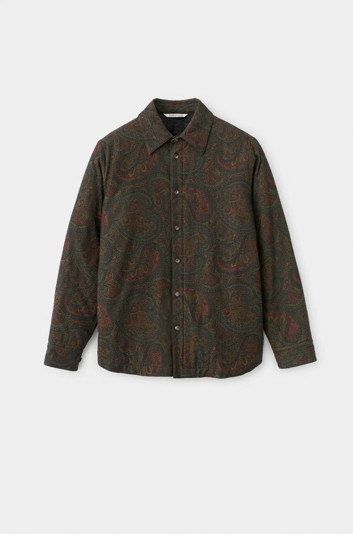 A Kind of Guise -  Marani Padded Overshirt Moss Paisley