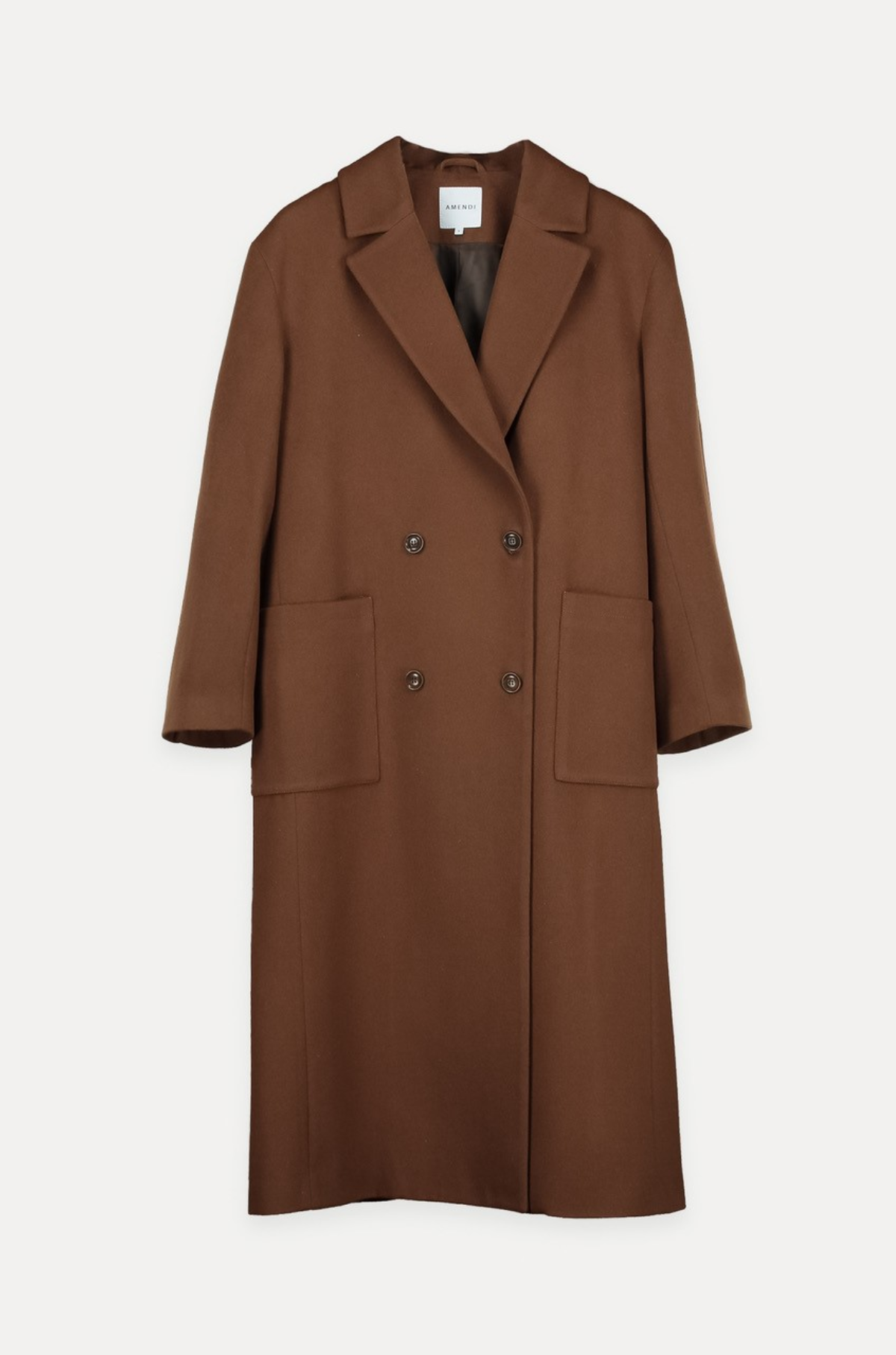 Amendi - Ruth Wool Coat - Brown