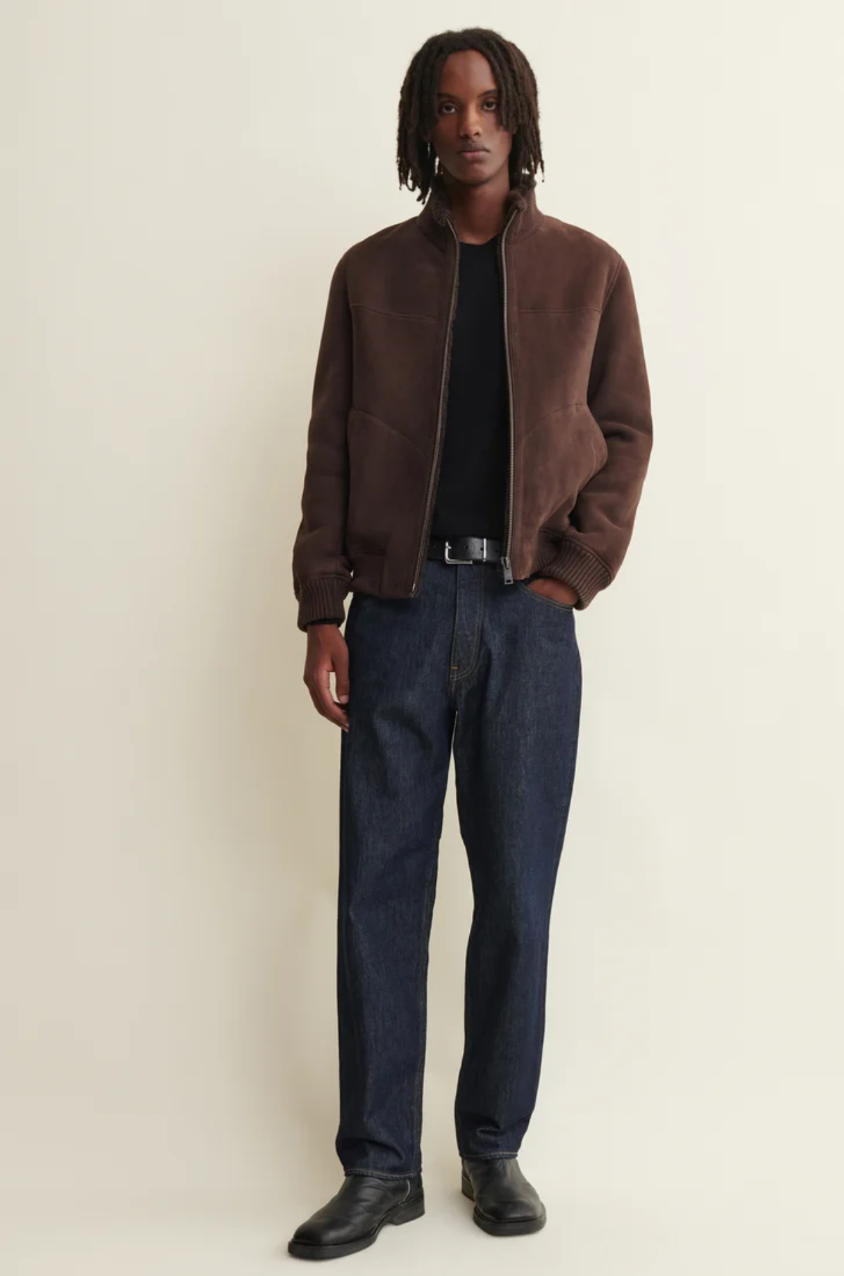 Arma - Arek Lamb Shearling Jacket Mud Brown