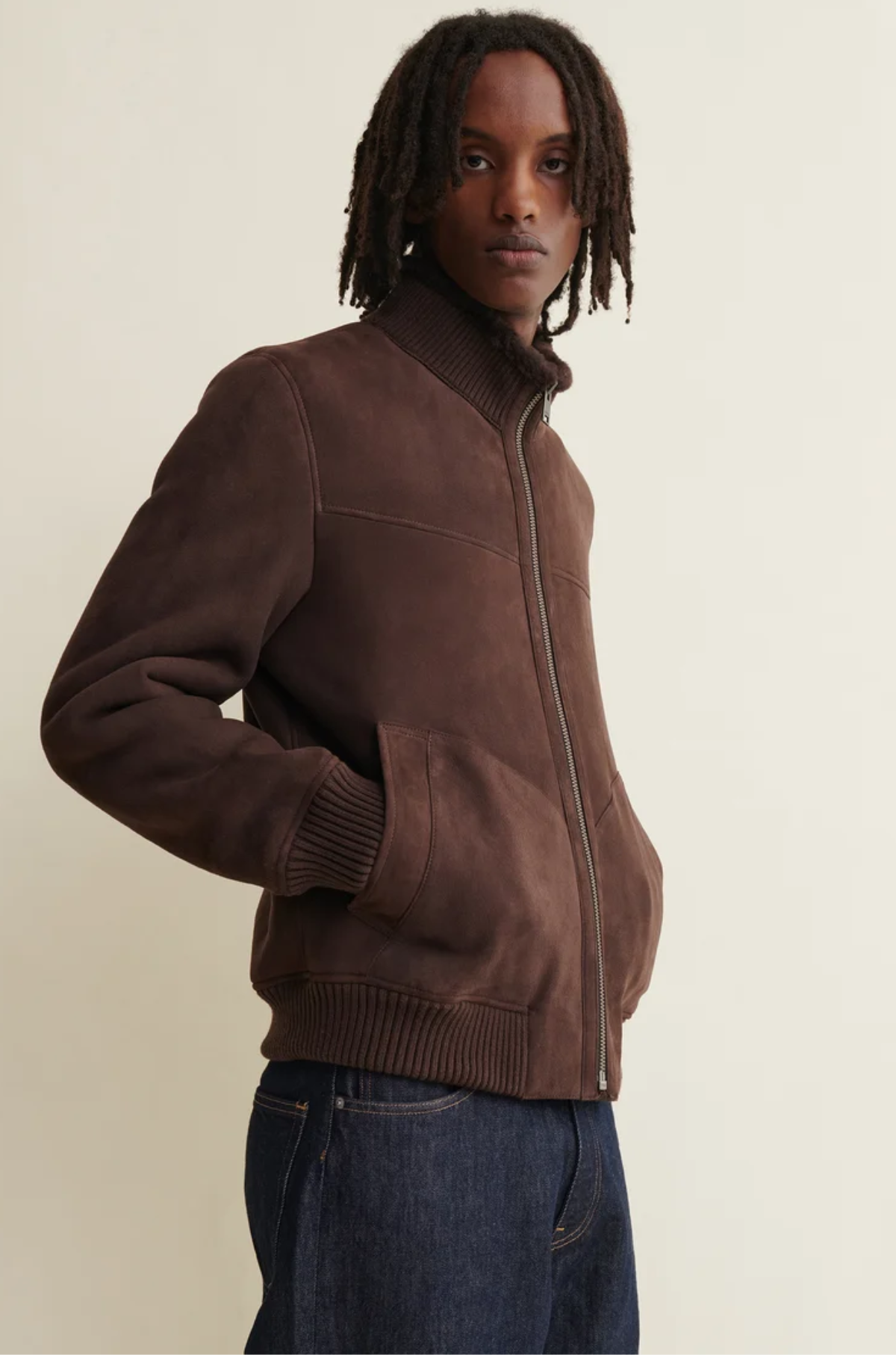 Arma - Arek Lamb Shearling Jacket Mud Brown