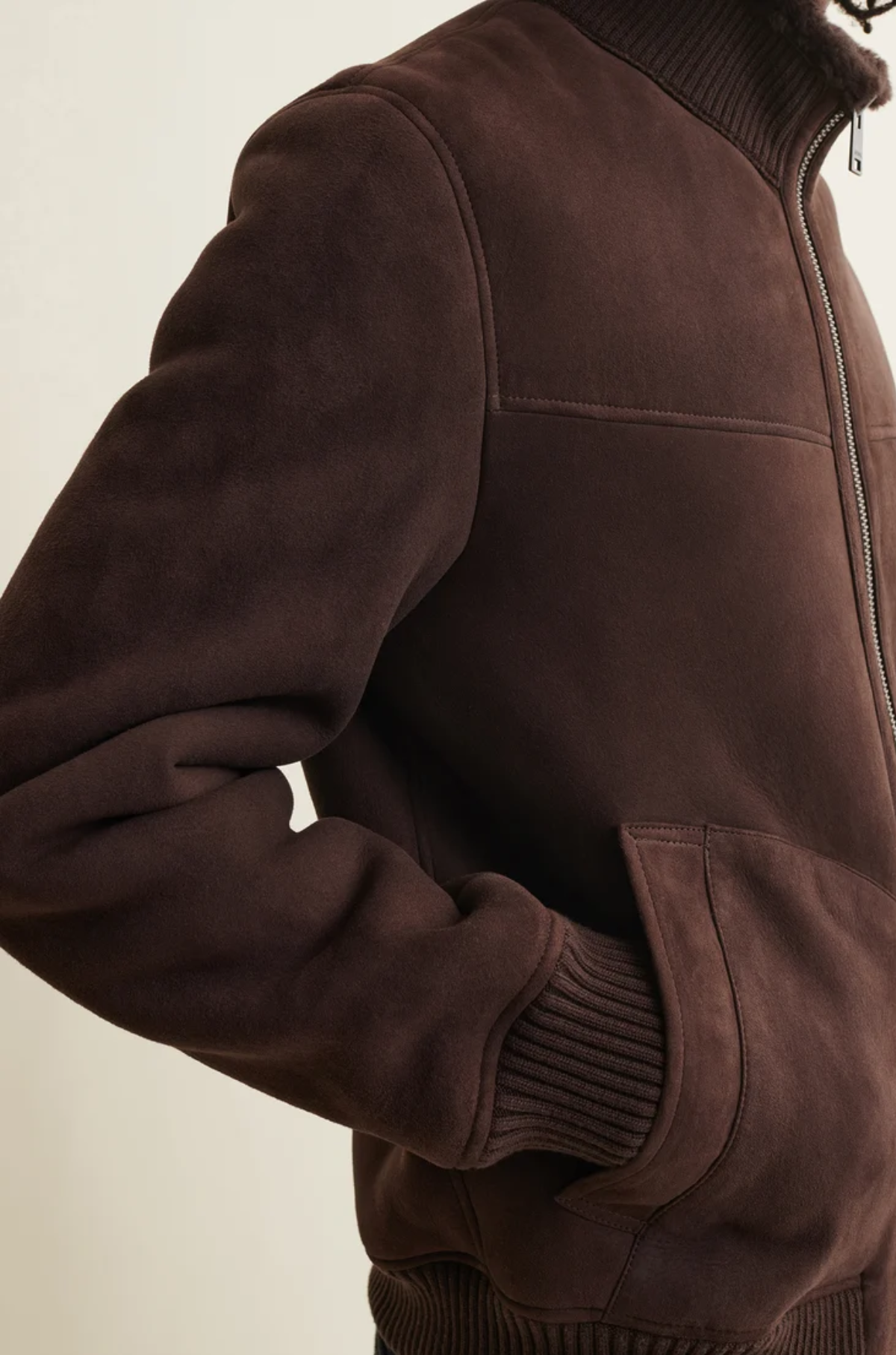 Arma - Arek Lamb Shearling Jacket Mud Brown