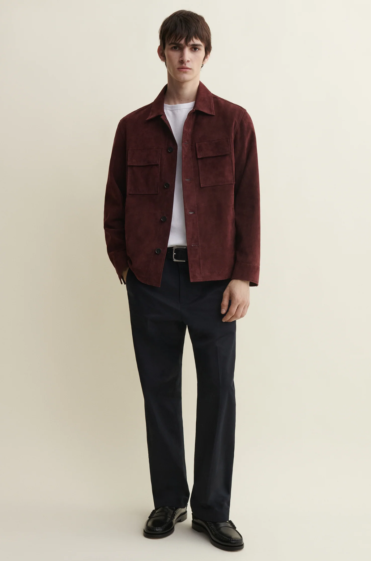 Arma - Mex Lamb Suede Jacket Shiraz