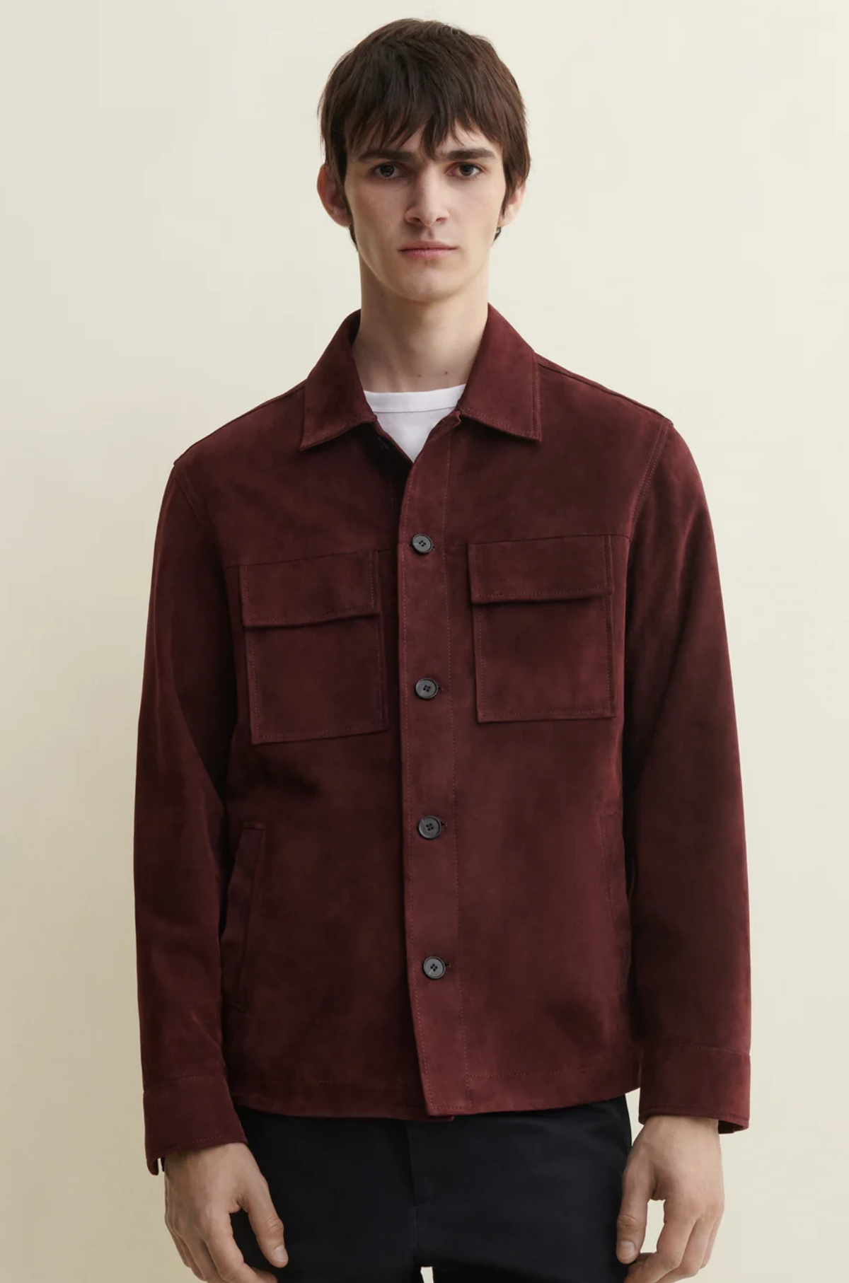 Arma - Mex Lamb Suede Jacket Shiraz