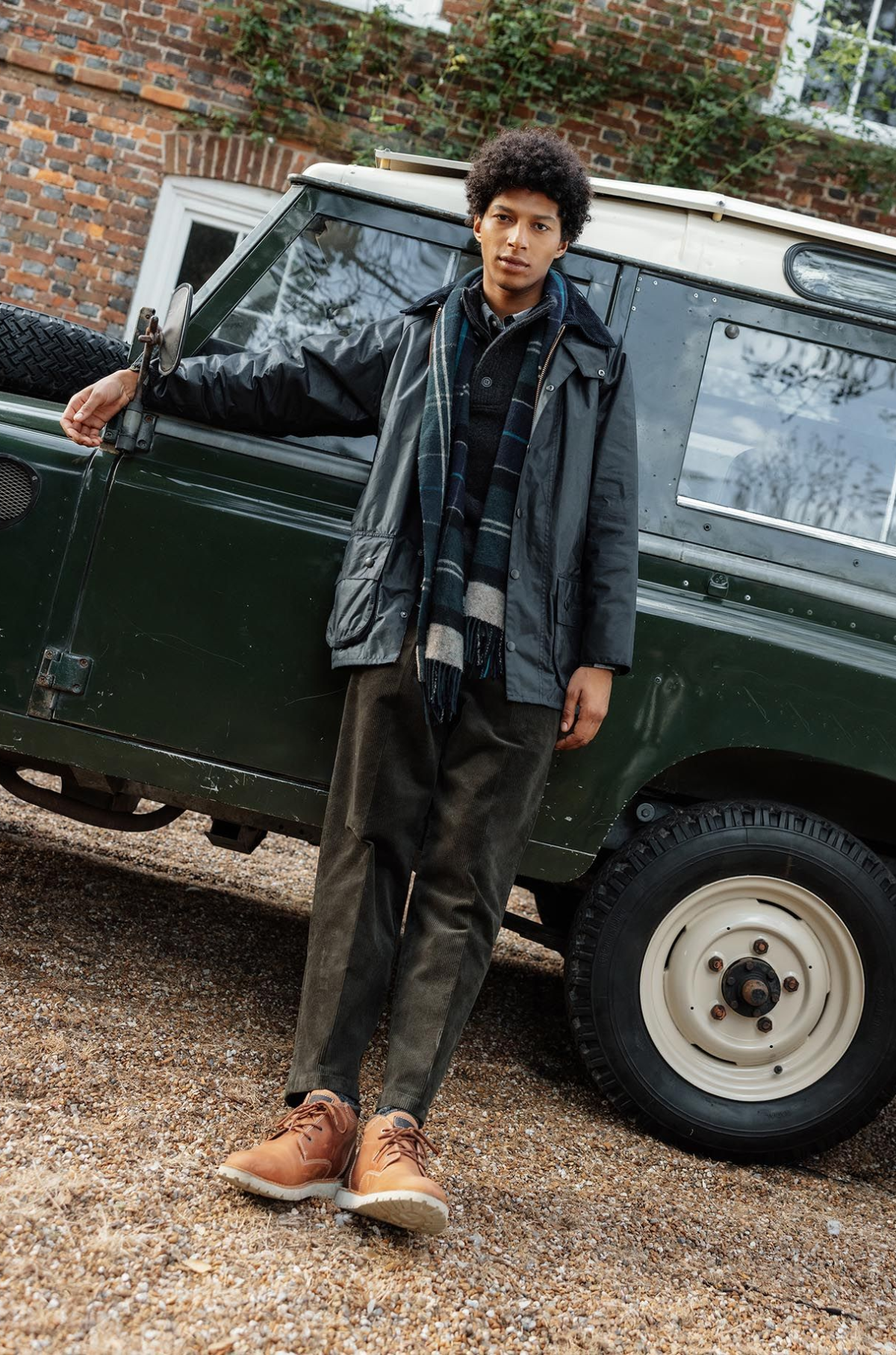 Barbour - Beaufort Wax Navy Jacket
