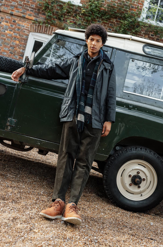 Barbour - Beaufort Wax Navy Jacket