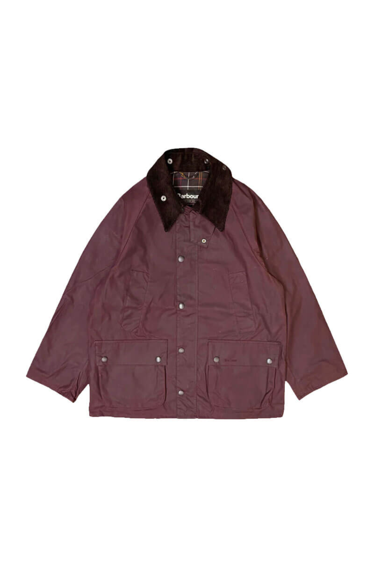 Barbour - Oversize Bedale Wax Wine Jacket