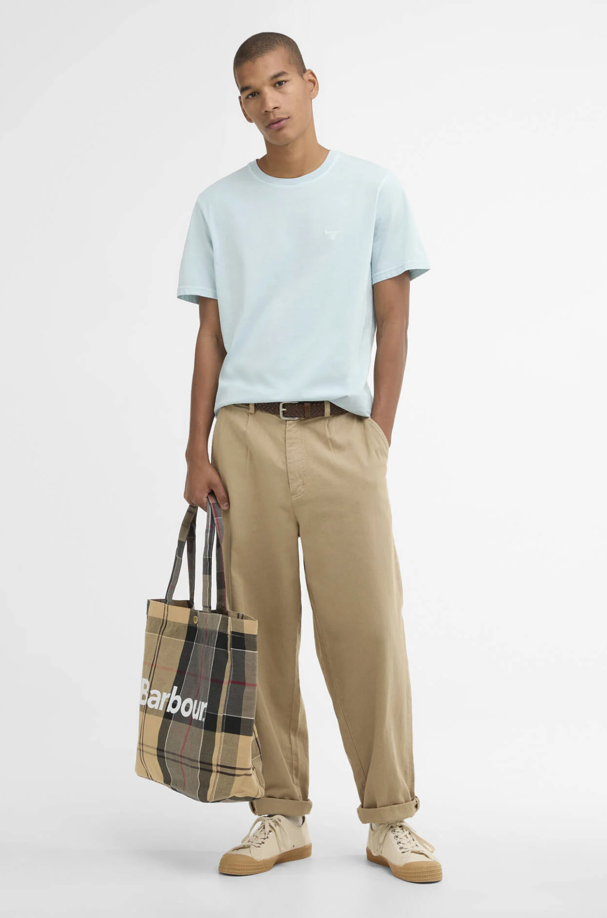 Barbour - Relaxed Fit Hose Leinen Mix