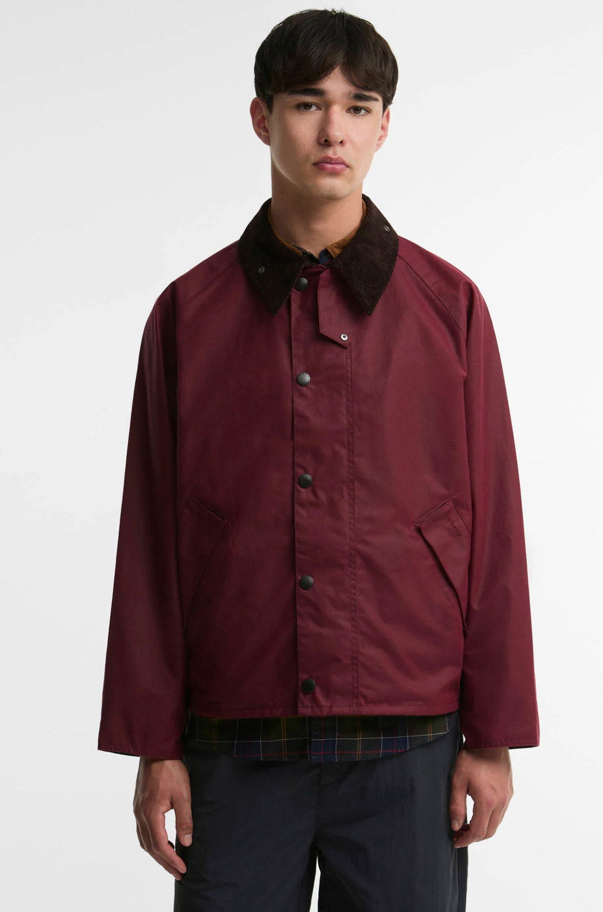 Barbour Heritage Plus - OS Transport Jacket Biking Red