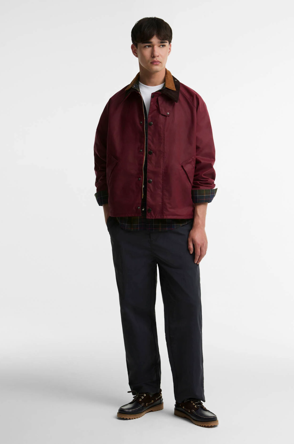 Barbour Heritage Plus - OS Transport Jacket Biking Red