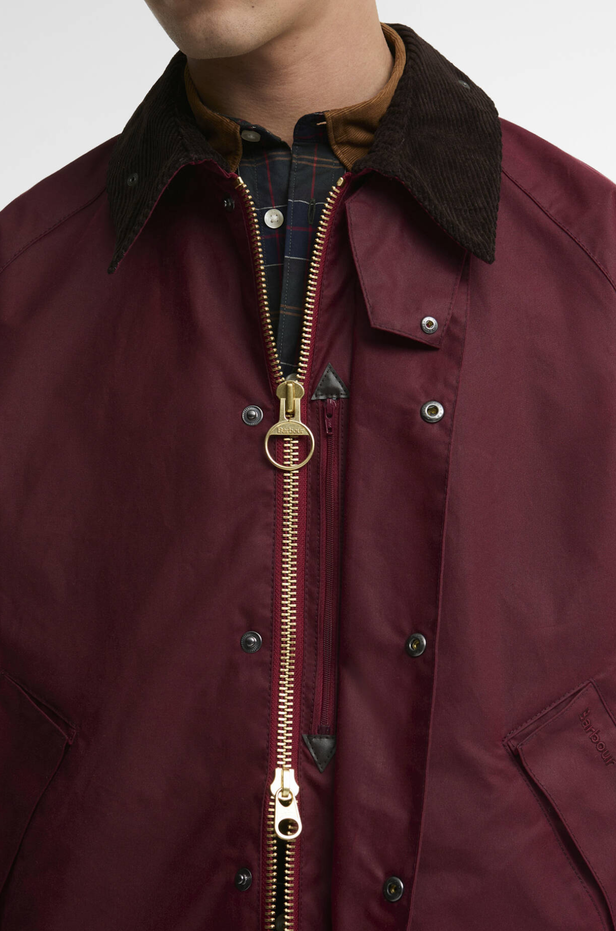 Barbour Heritage Plus - OS Transport Jacket Biking Red