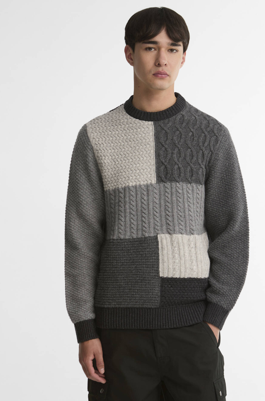 Barbour Heritage Plus - Patchwork Knit Sweater
