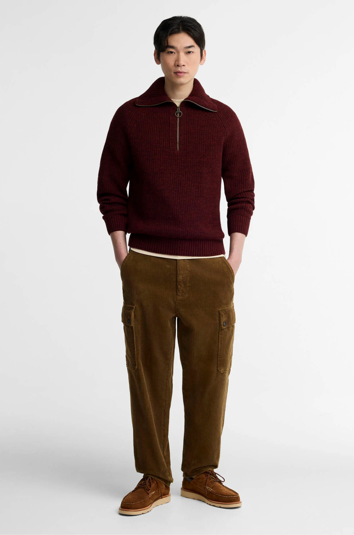 Barbour Heritage Plus - Riggbay Sweater Chestnut