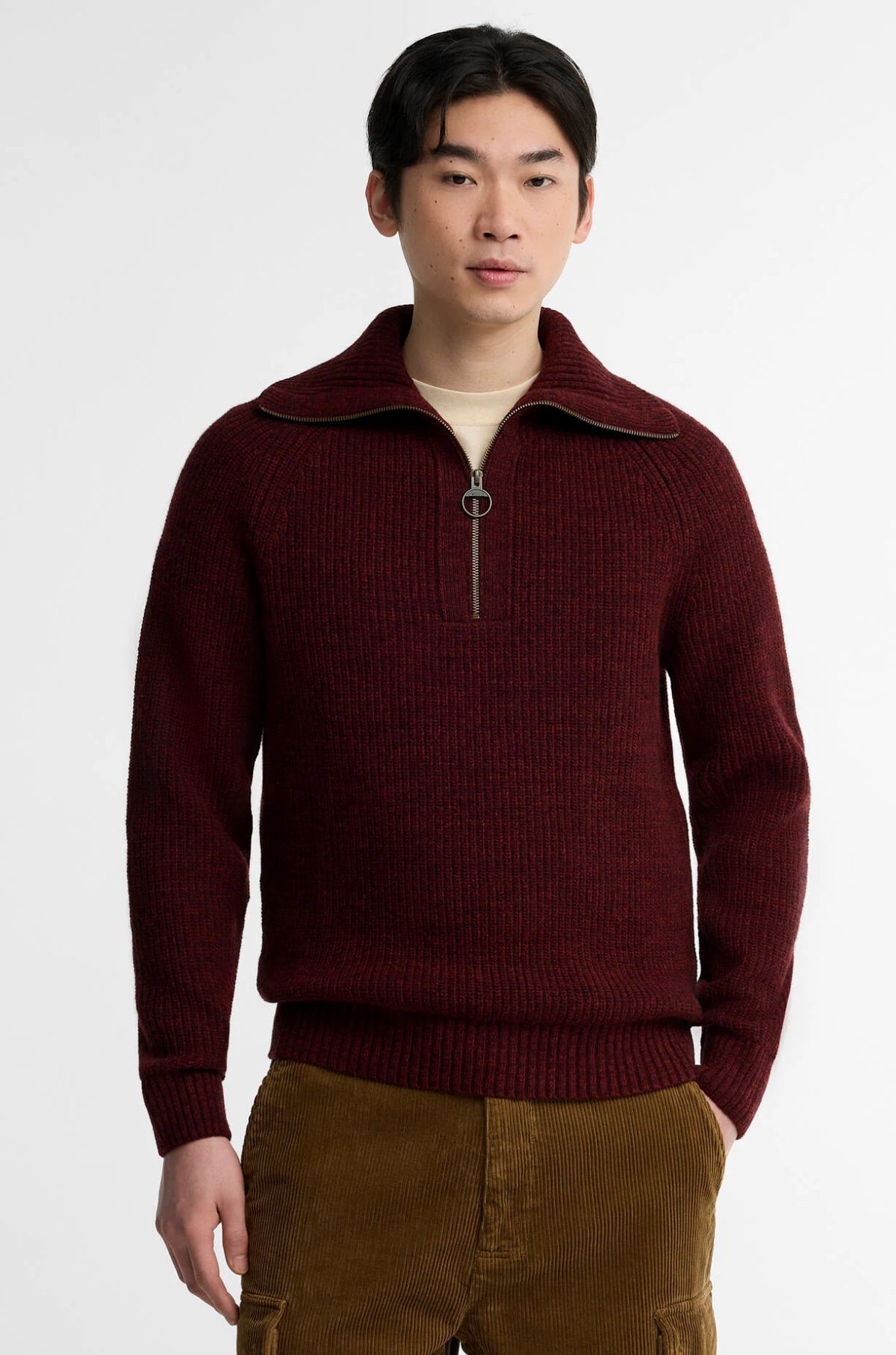 Barbour Heritage Plus - Riggbay Sweater Chestnut