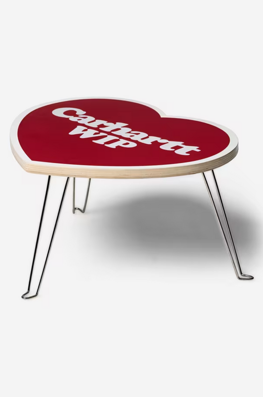 Carhartt WIP - Heart Folding Table Scarlet / White