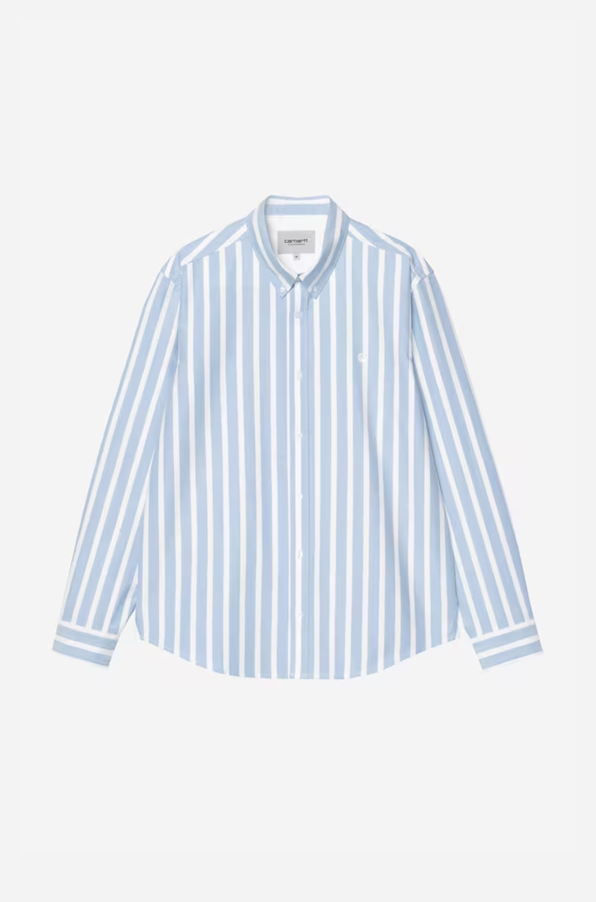 Carhartt WIP -  L/S Deven Shirt Deven Stripe Bleach White