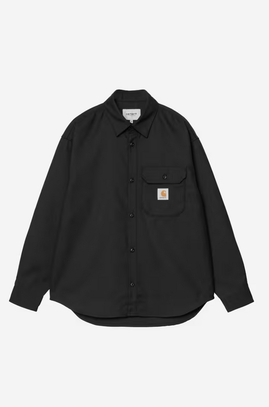 Carhartt WIP - L/S Ray Shirt Black Rigid 329