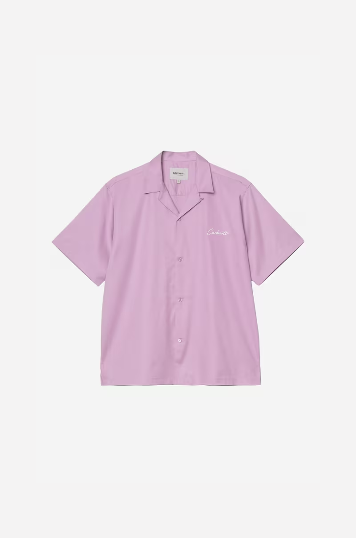 Carhartt WIP - S/S Delray Shirt in Gentle Purple / White