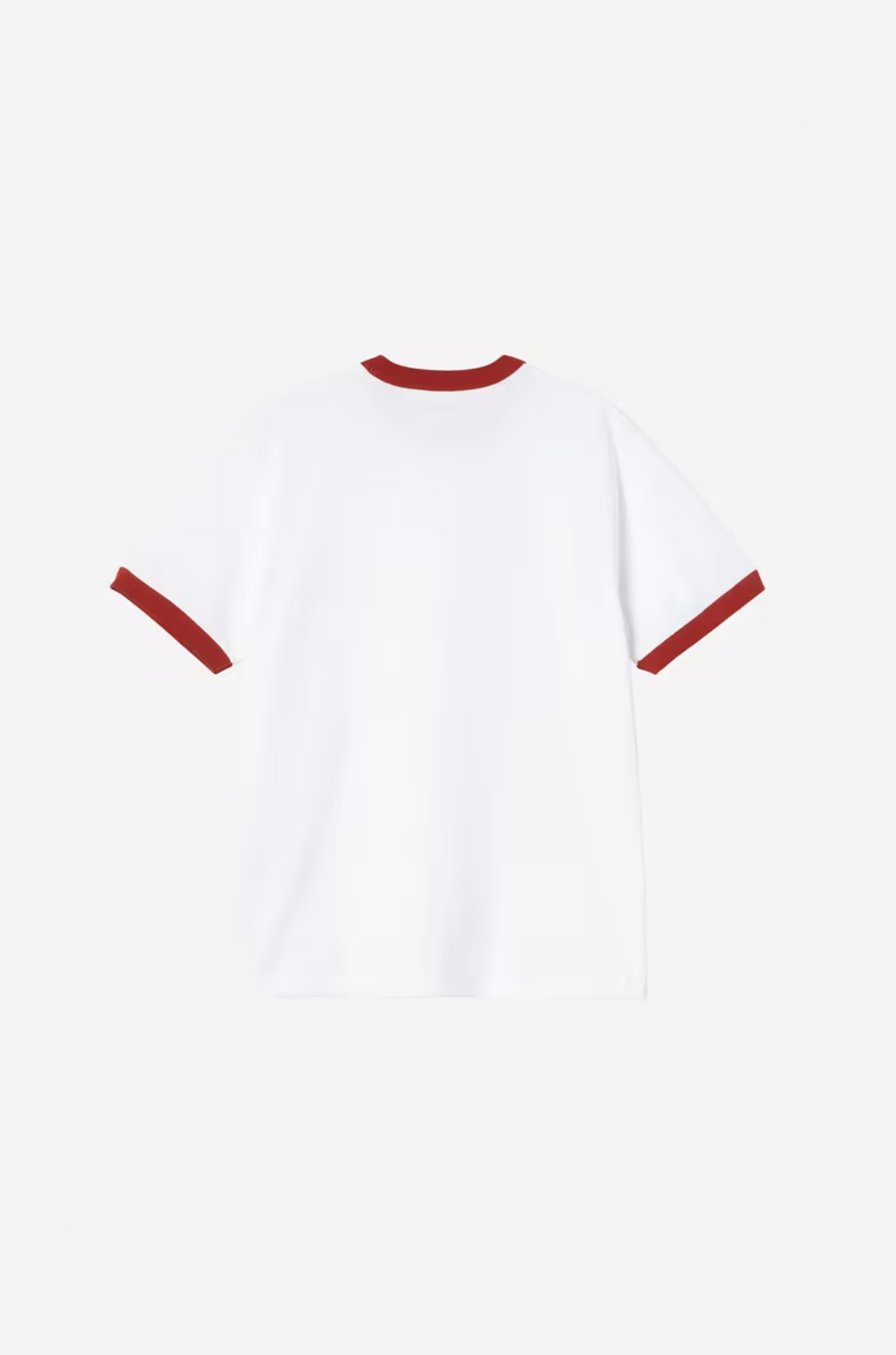 Carhartt WIP -  S/S IP Ringer T-Shirt White Red Red