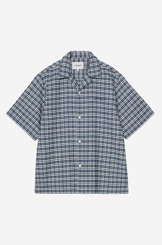 Carhartt WIP - S/S Kander Shirt Check Blue River
