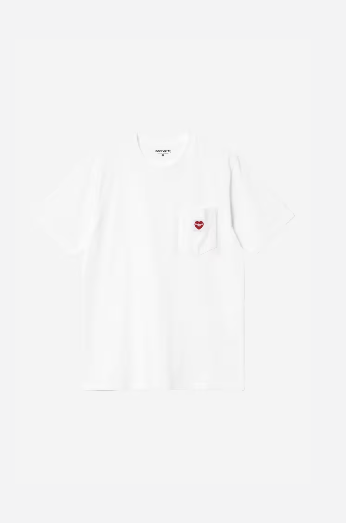 Carhartt WIP - S/S Pocket Heart T-Shirt White Red