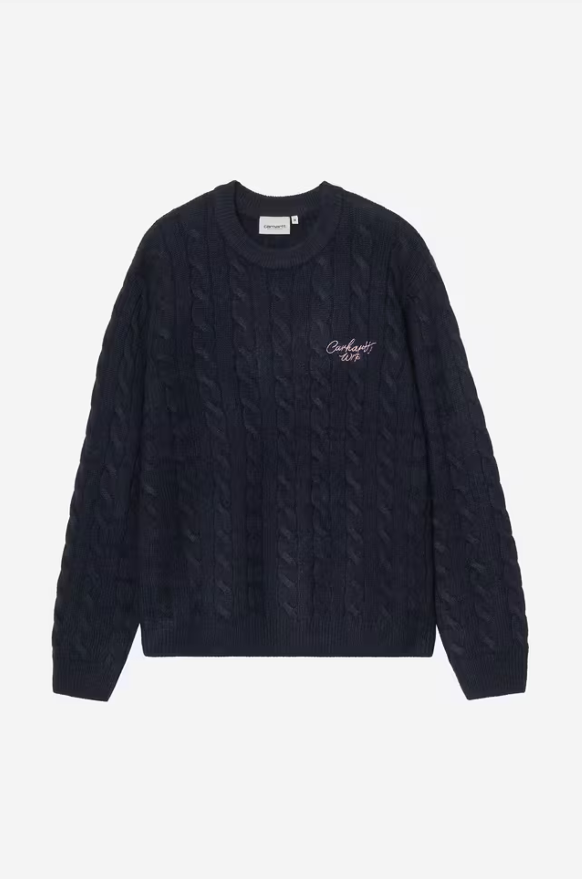 Carhartt WIP -  Signature Sweater Deep Night / Glassy Pink