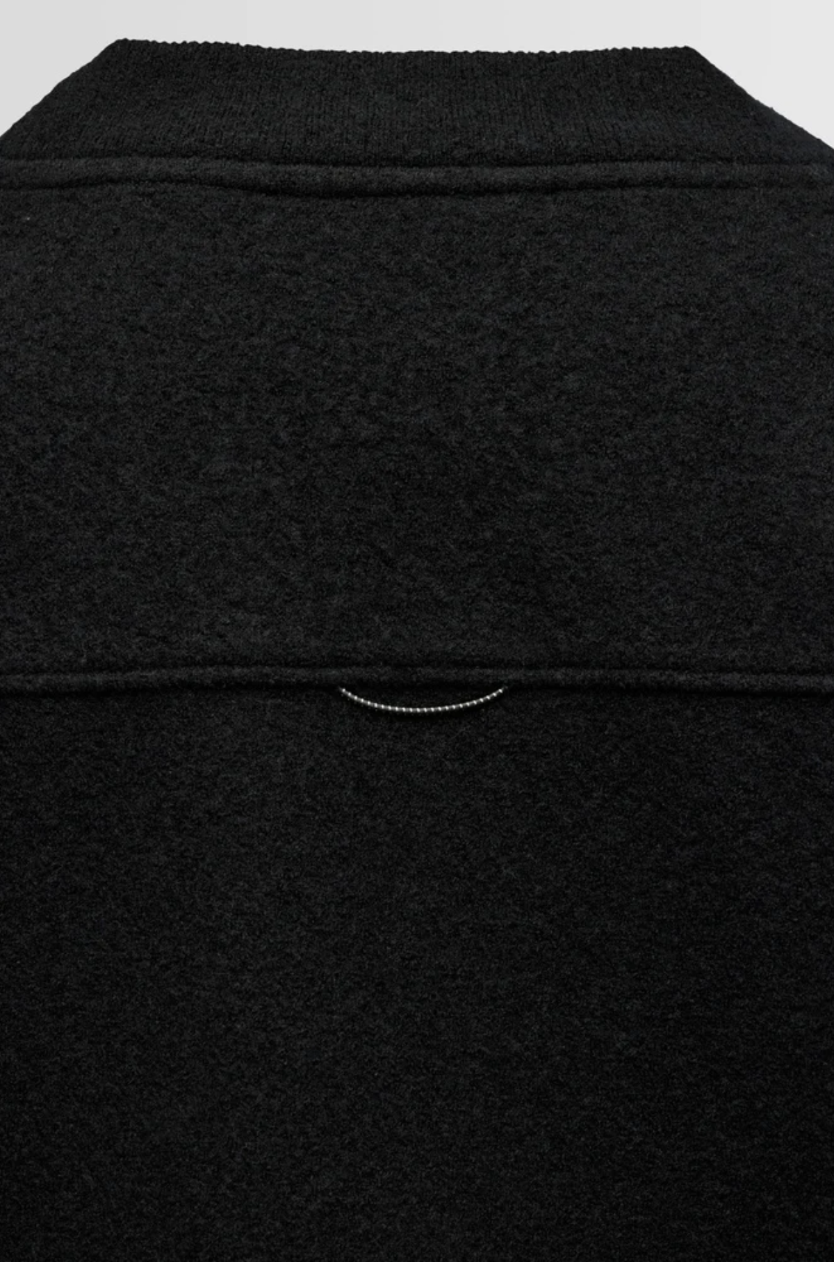 Cesar Equipment - Seaham Boiled Wool Cardigan Black