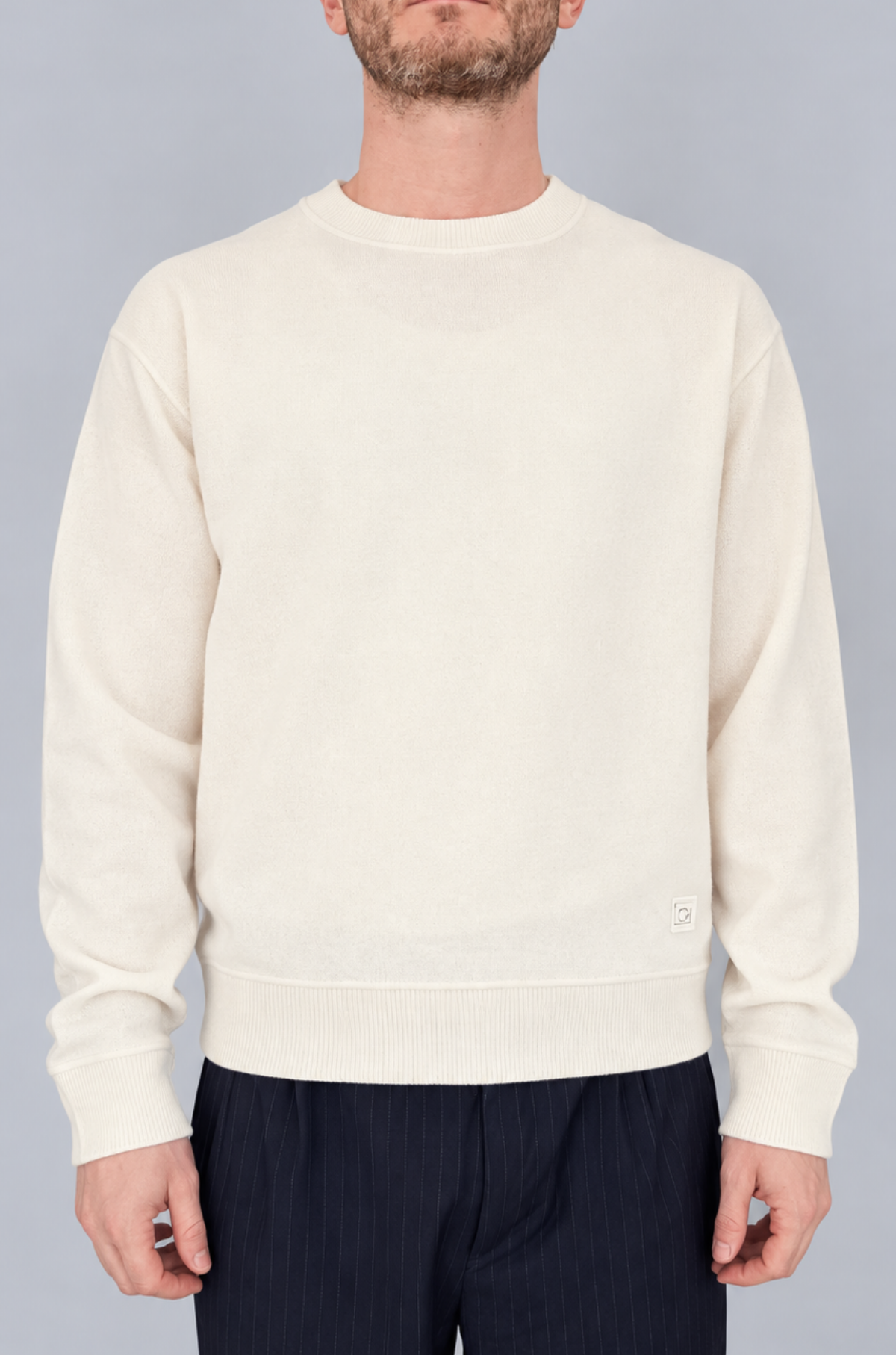 Cesar Equipment - Seaham Boild Wool Crew Offwhite