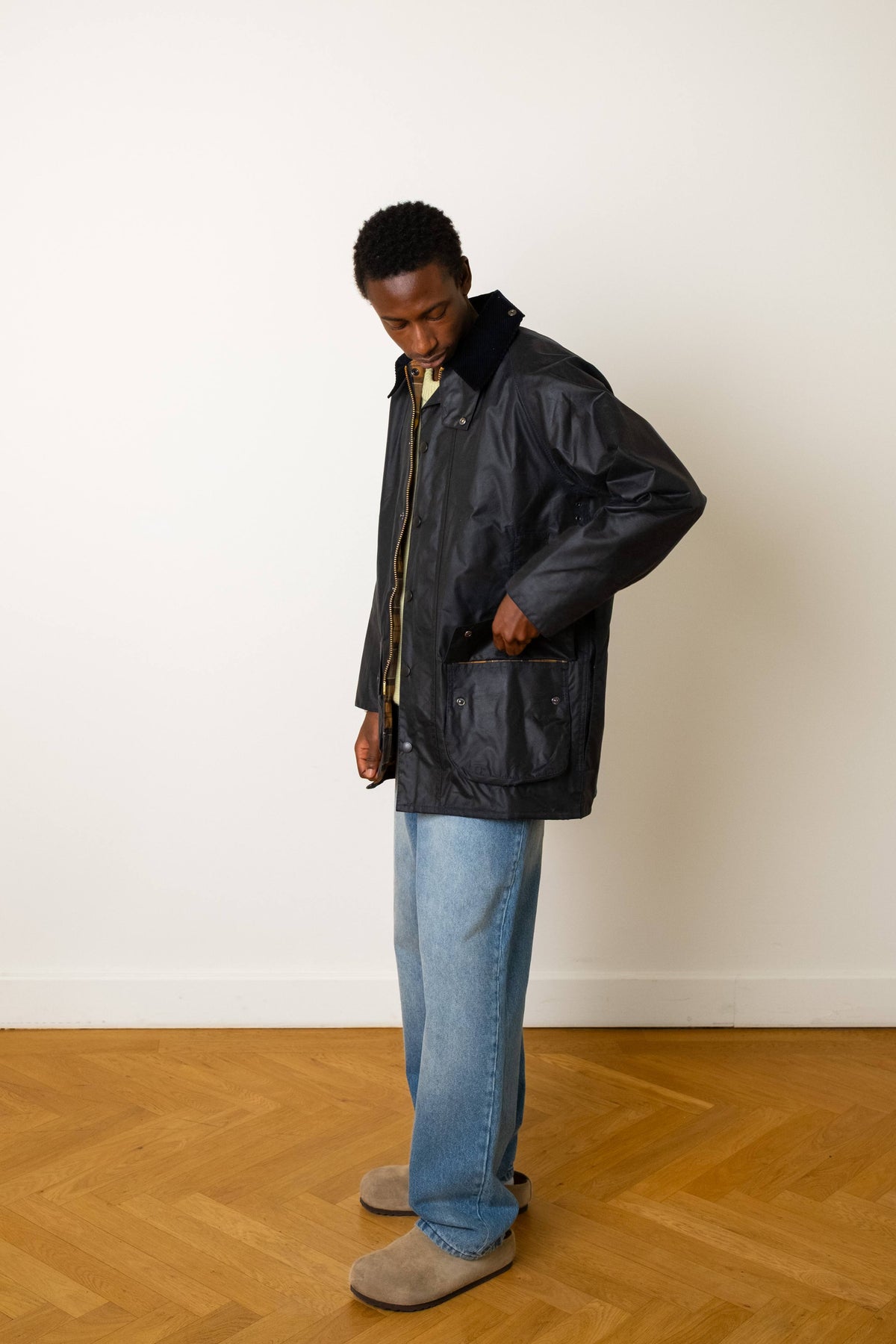 Barbour - Beaufort Wax Navy Jacket
