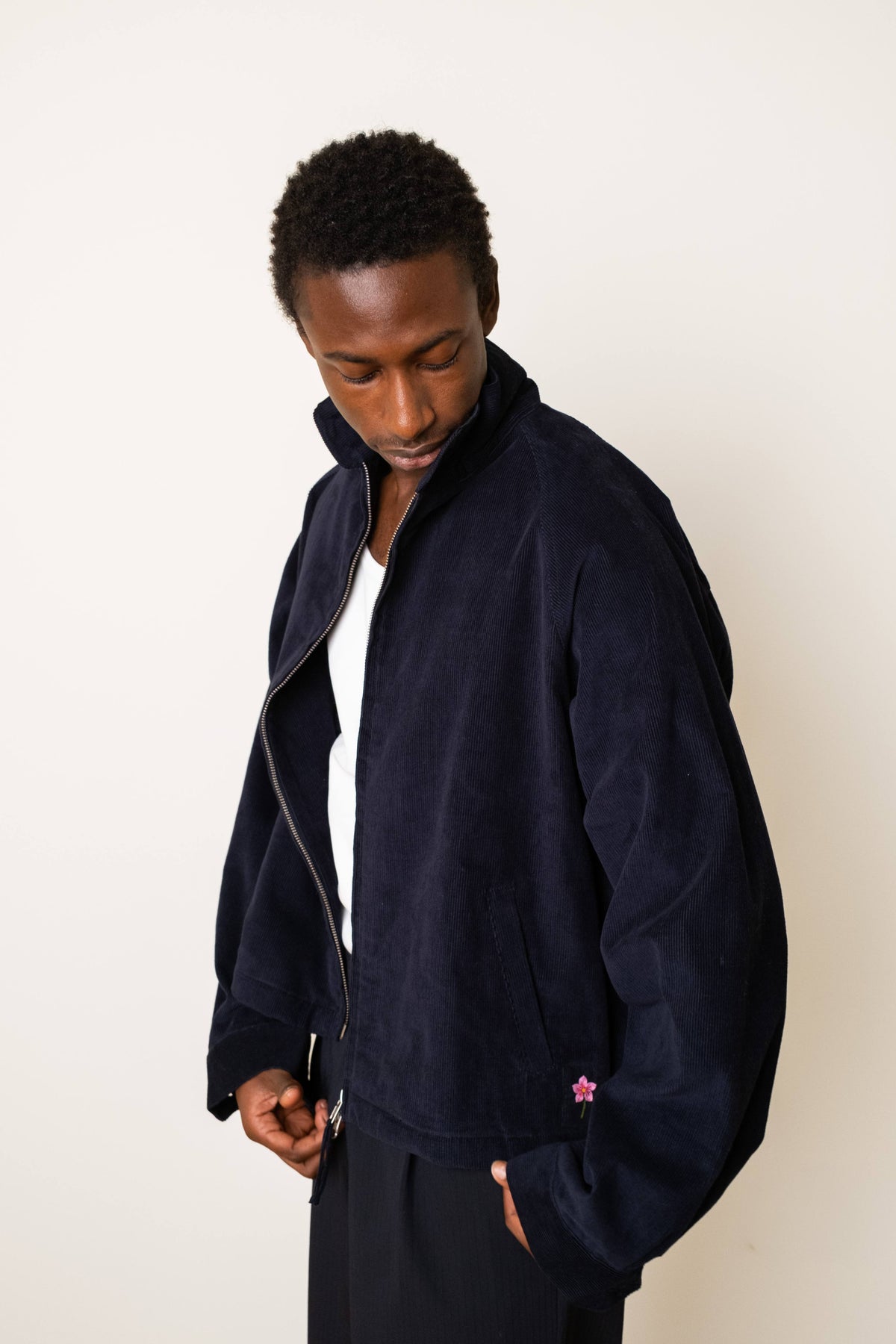 Kardo - Stanley Cord Jacket Bomber Navy