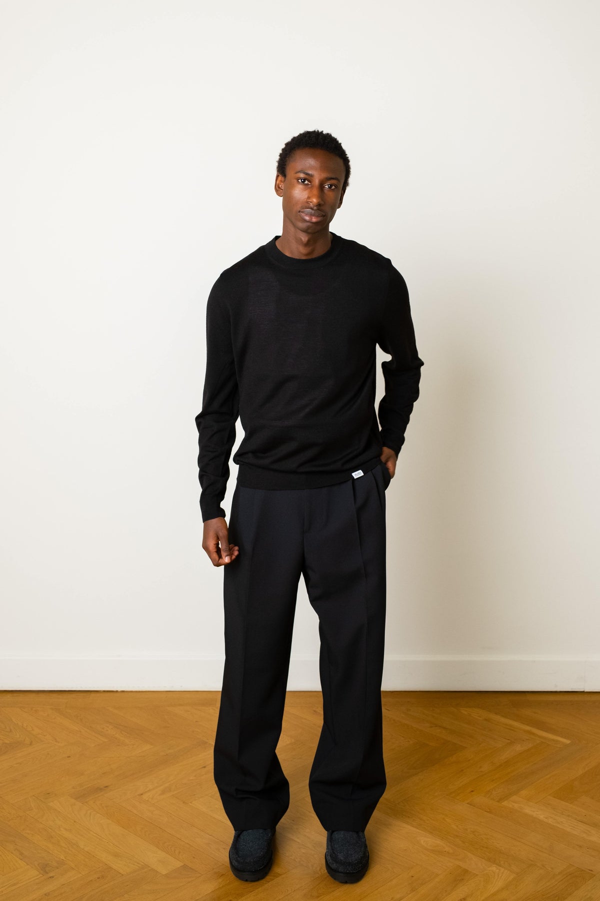 Studio Seidensticker - Black Silk Wool Sweater