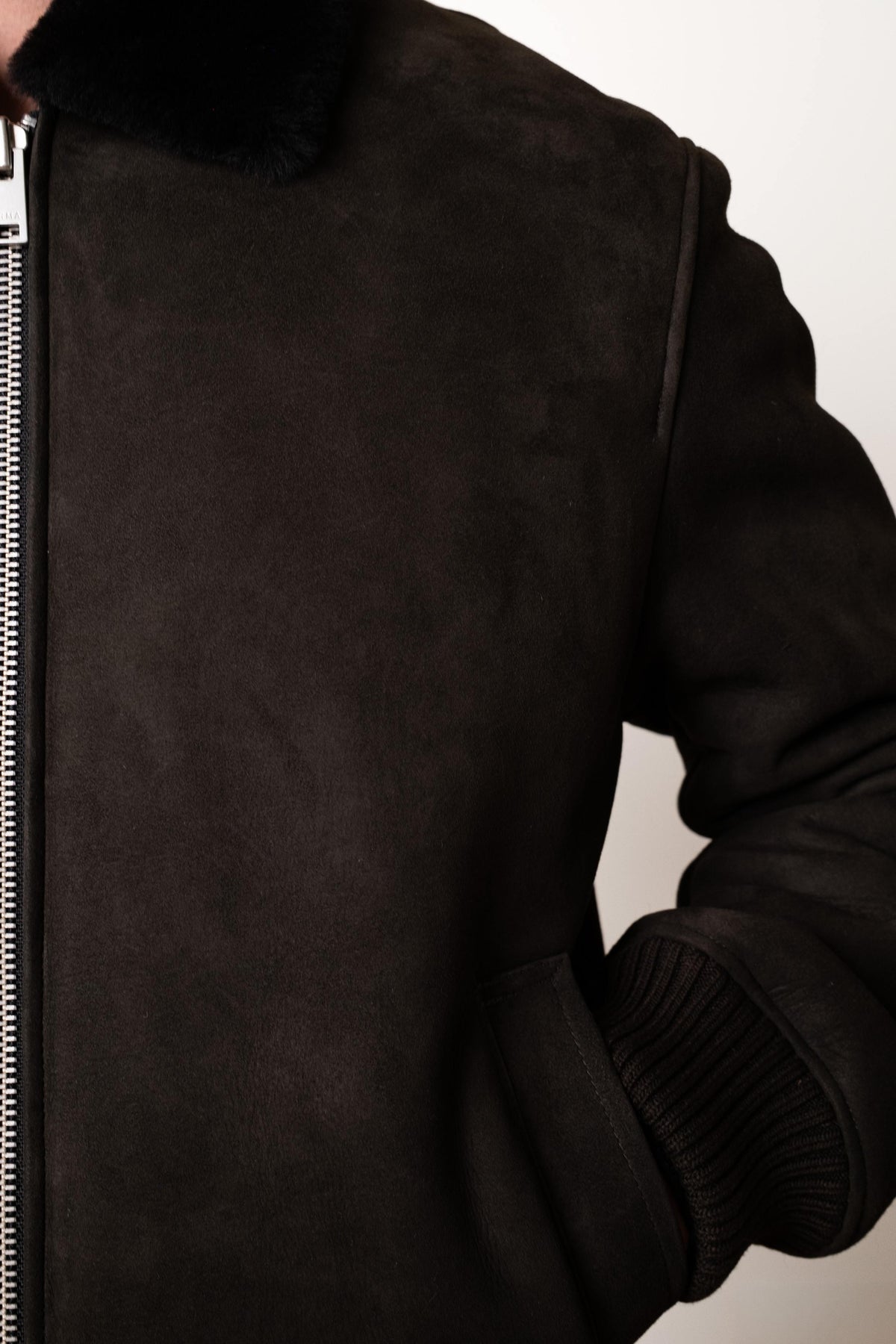 Arma - Ugo Lamb Shearling Jacket Iron