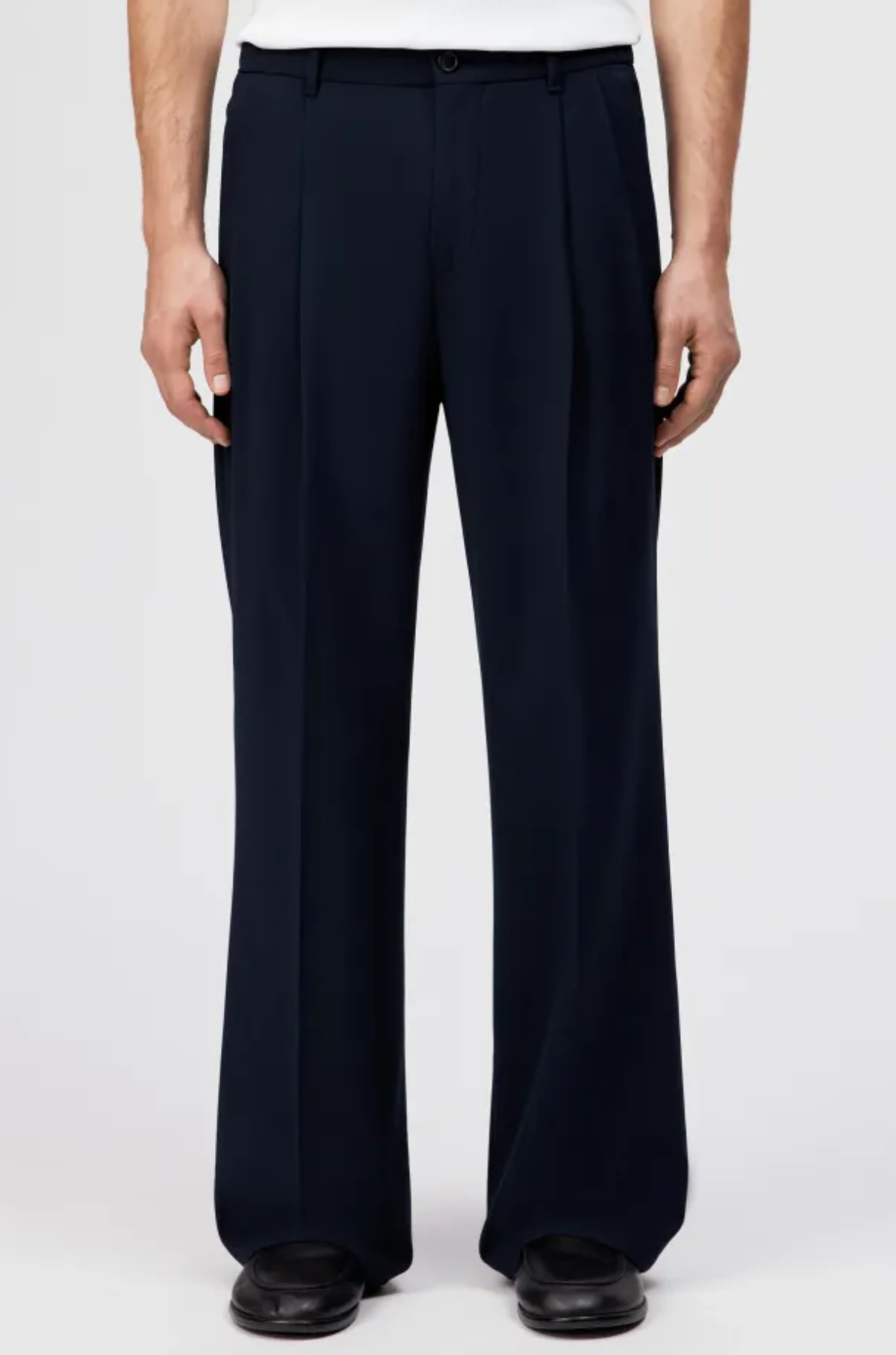 Drykorn - Leek Wide Pant Navy Linen