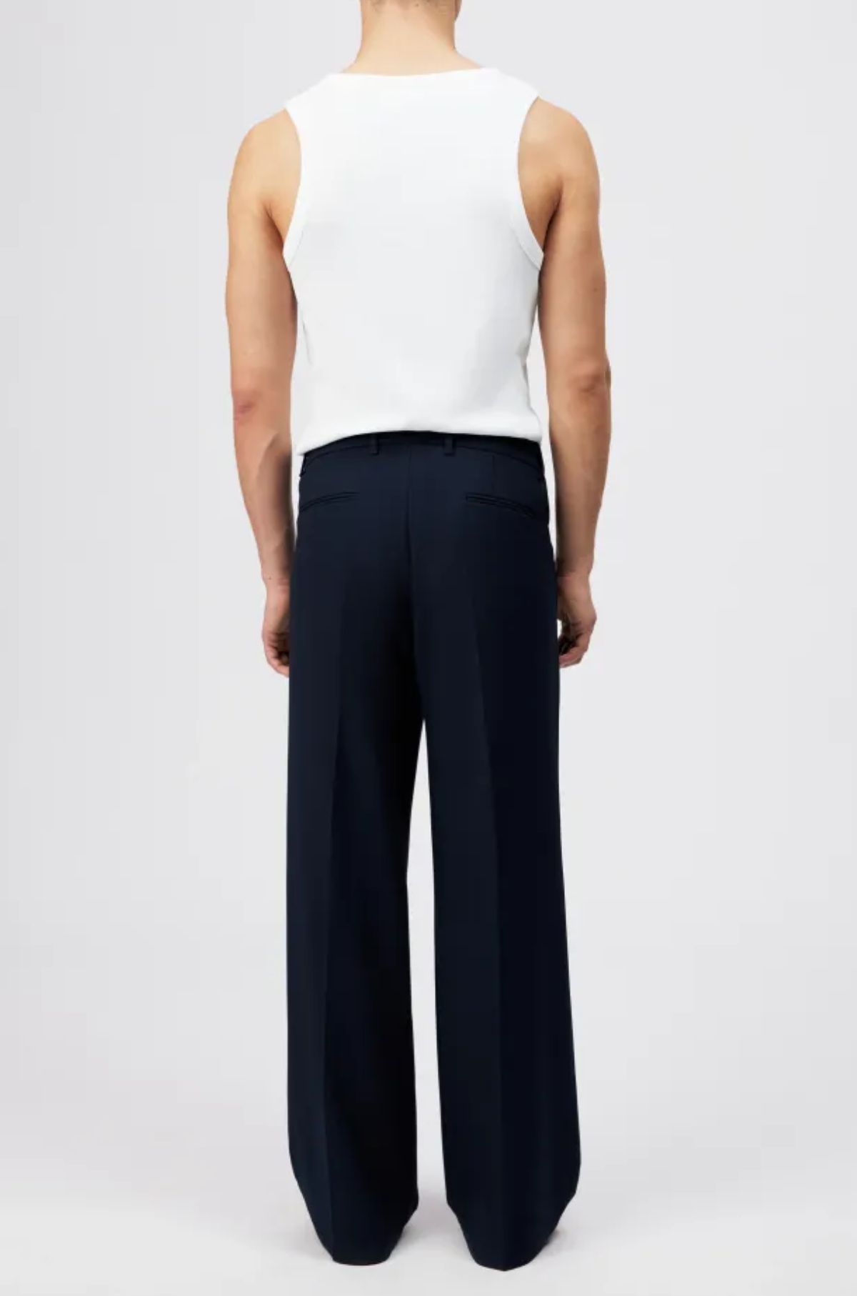 Drykorn - Leek Wide Pant Navy Linen