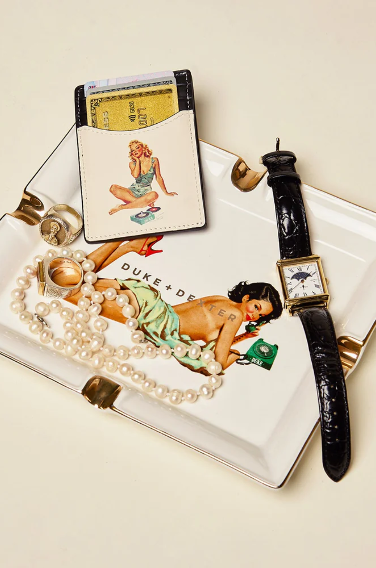 Duke & Dexter - Costello Pin Up Ceramic Tray