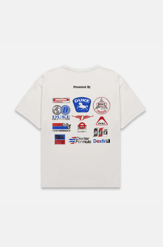 Duke & Dexter - DR2 Sponsors Vintage T-Shirt Vintage White