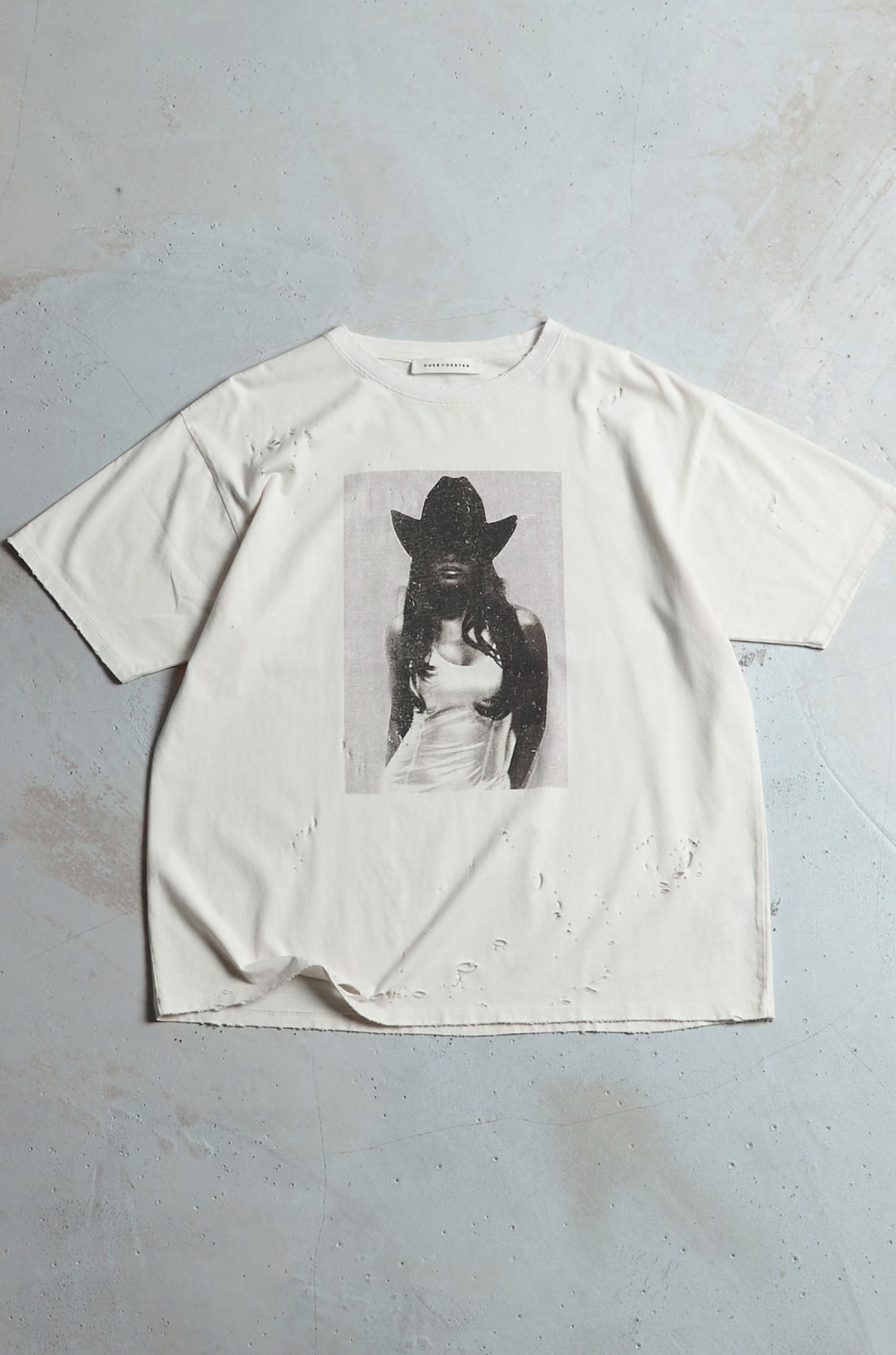 Duke & Dexter - Duke Cowgirl Vintage White T-Shirt