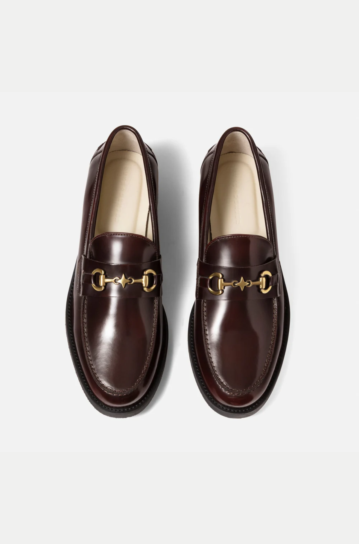Duke & Dexter - Wilde Buffed Red Star Bit Loafer